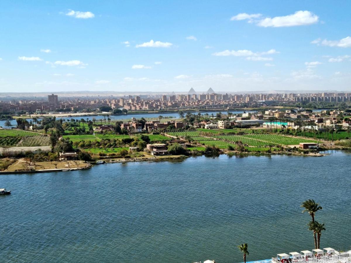 Amazing Nile View And Pyramids Apartment Каир Экстерьер фото